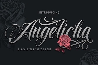 Angelicha Font: Creative Styles for Web & Print