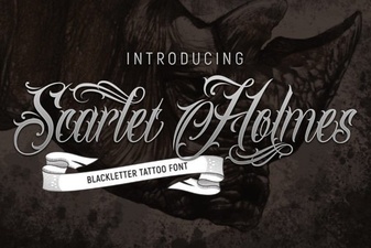 Scarlet Holmes: Modern Victorian Font Style