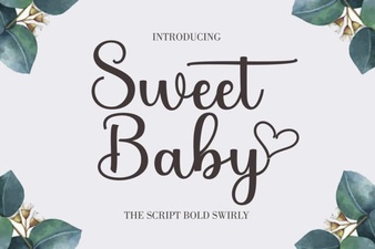 Sweet Baby Font: Perfect for Family Projects