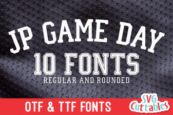 Jp Game Day Fonts for Creative Digital Projects